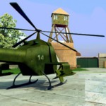Игра Защита военной базы - стрелялка с вертолетом